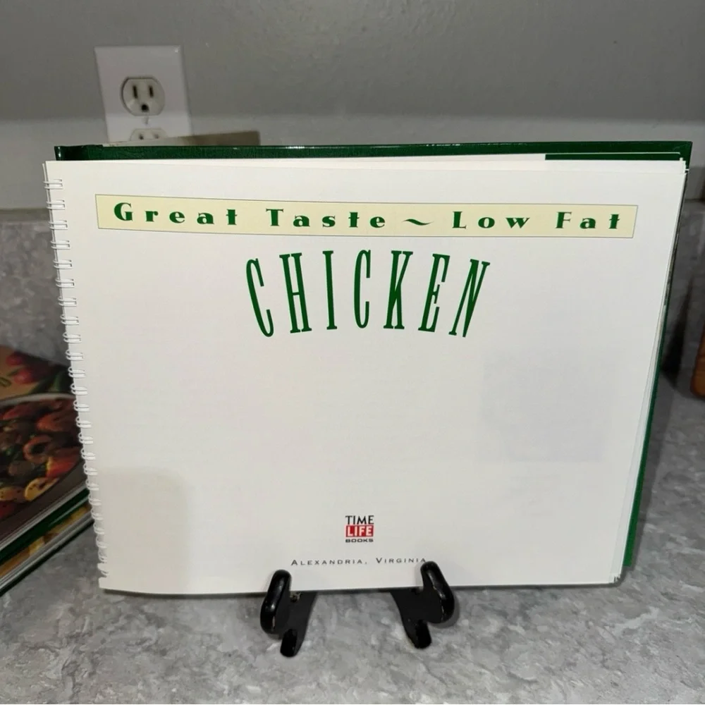 Time-Life Lot of Four “Great Taste-Low Fat” Spiral Cookbooks